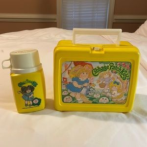 Vintage Cabbage Patch Kids Lunch Box w/ Thermos